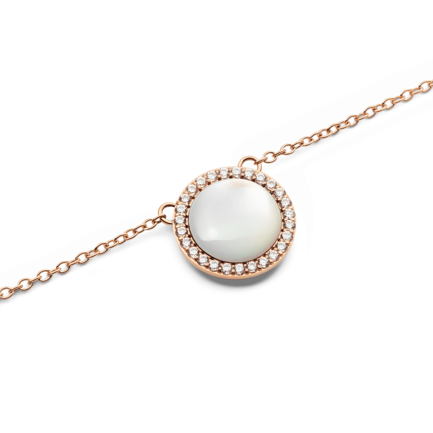 Audrey Necklace Mother of Pearl Rose Gold Audrey Necklace Mother of Pearl Rose Gold