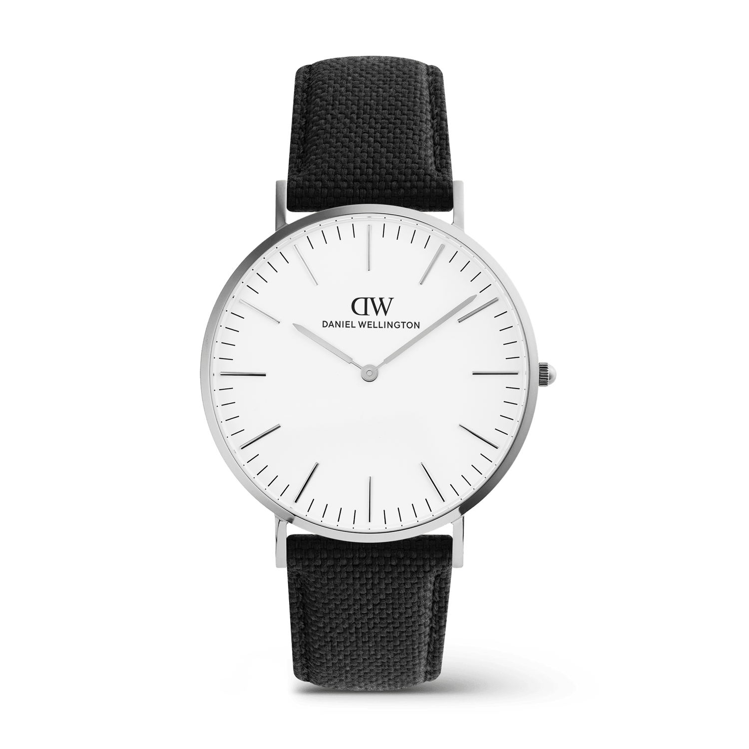 Classic Black Canvas Silver