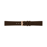 Brown Canvas Strap Rose Gold