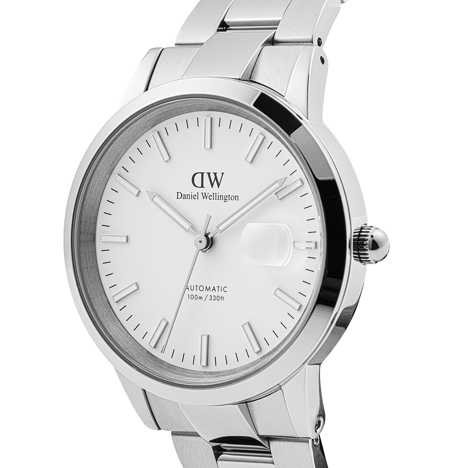 Iconic Link Automatic Silver – Daniel Wellington