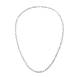 Ellipse 4mm Necklace Silver