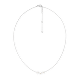 Pearl Trio Necklace Silver
