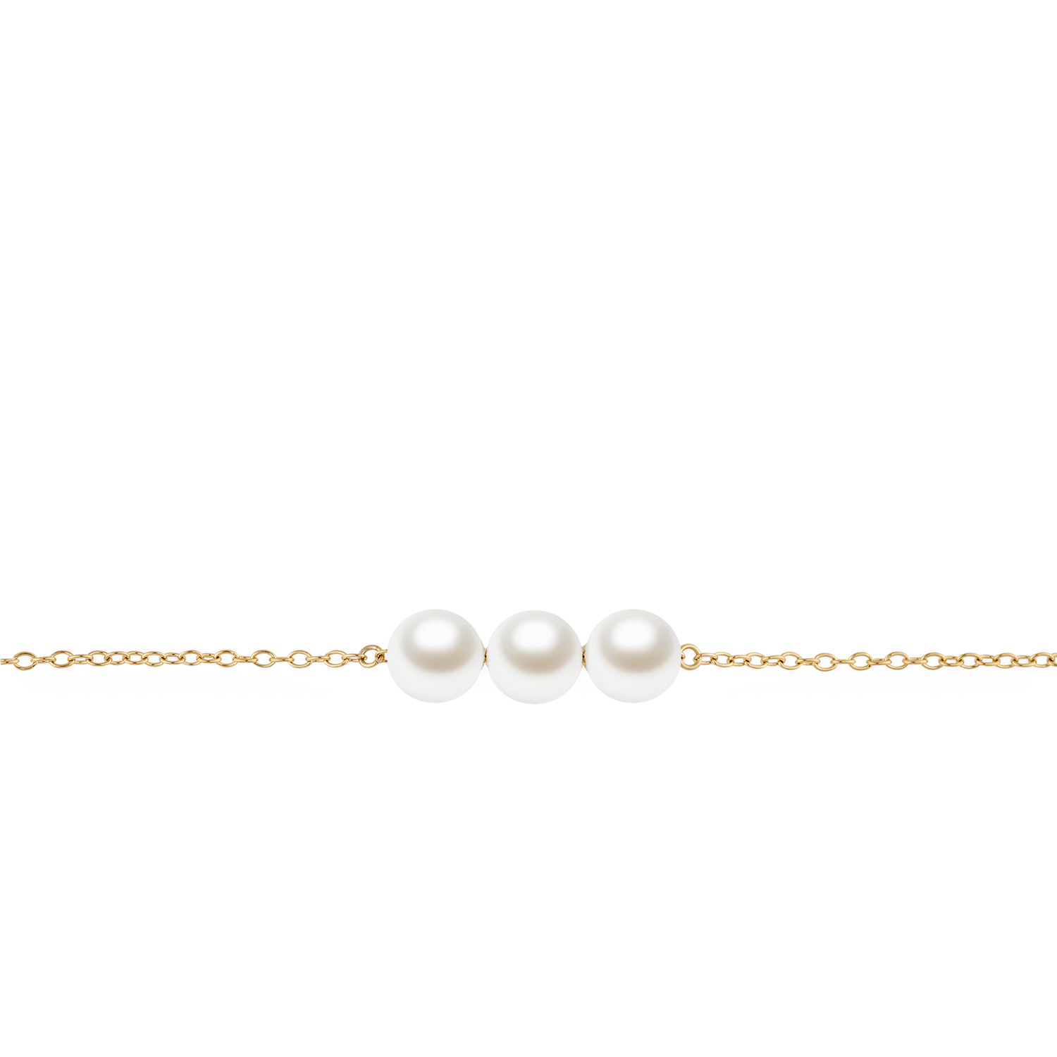 Pearl Trio Bracelet Gold