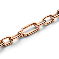 Crystal Link Bracelet Rose Gold