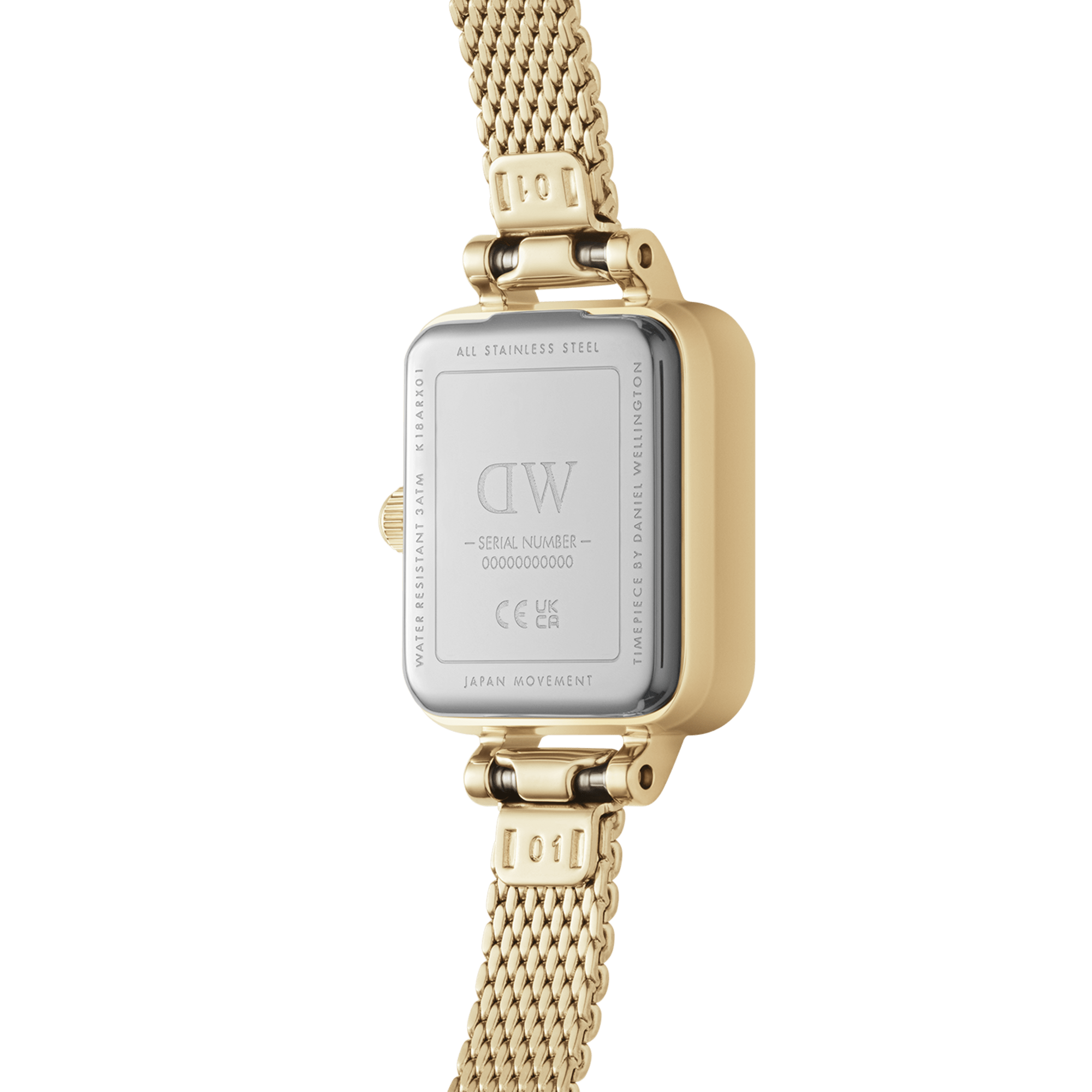 腕時計 Quadro mini EVERGOLD Blush 15.4x18.2mm ゴールド