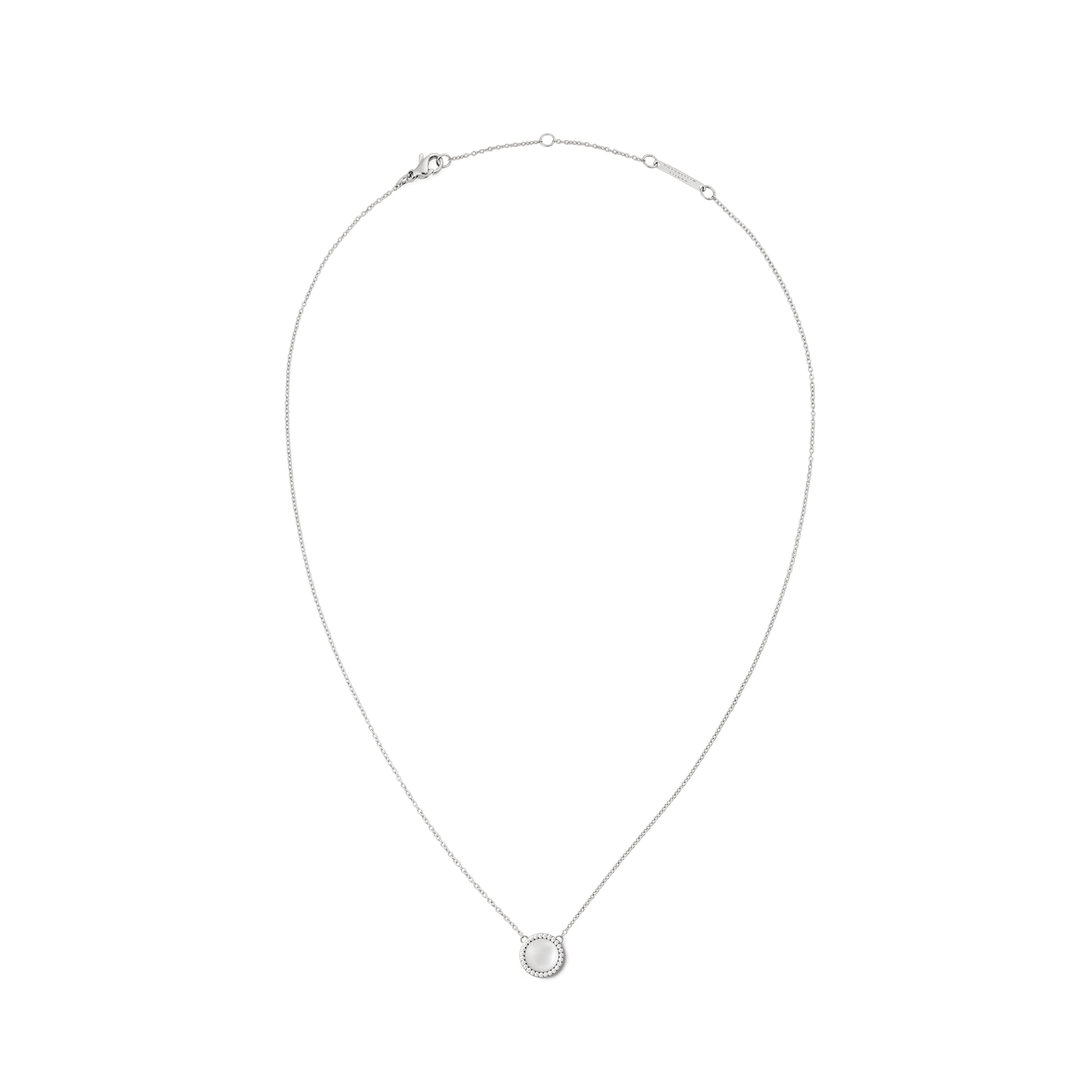 Audrey Necklace Mother of Pearl Silver