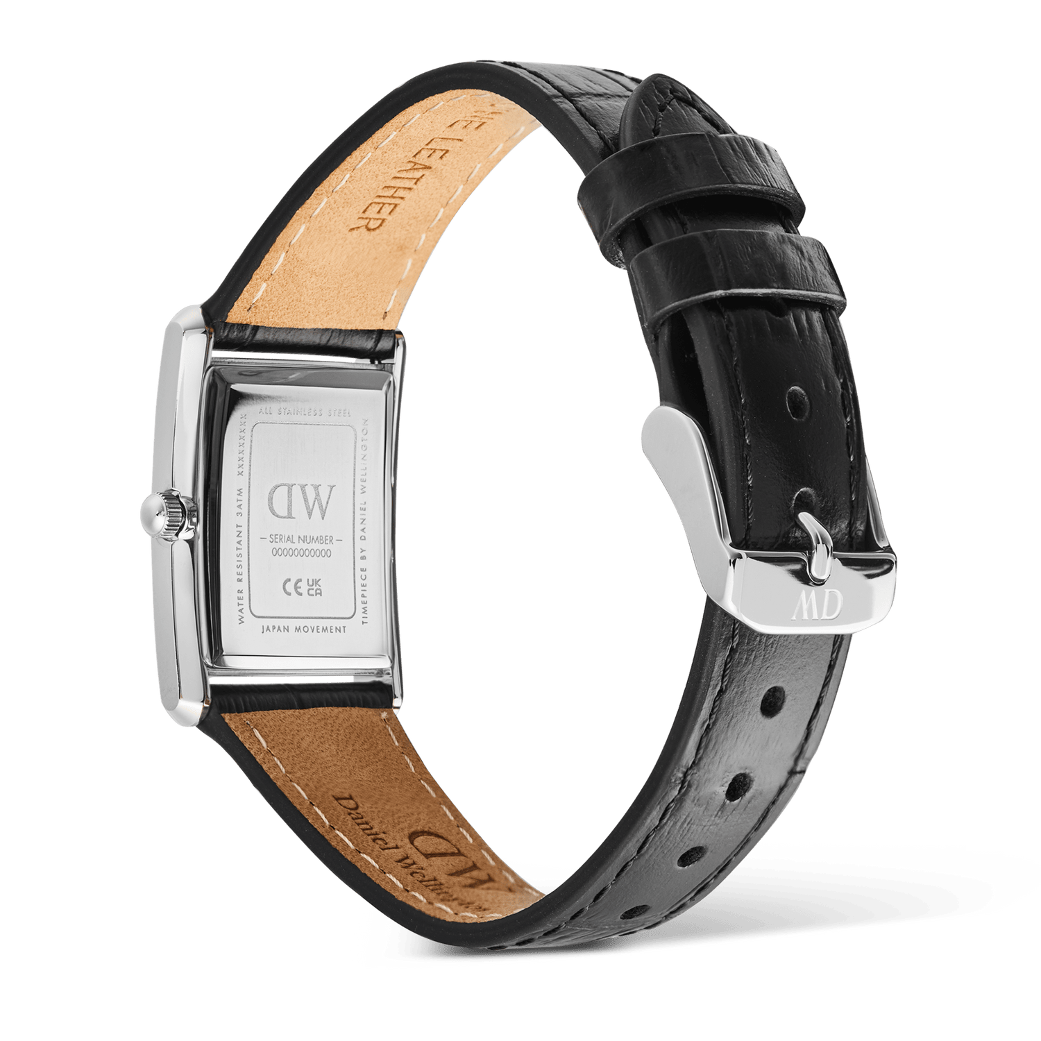 Bound Black Crocodile Guilloché Silver Bound Black Crocodile Guilloché Silver
