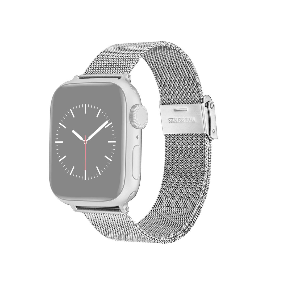 Smartwatch Strap Mesh Silver