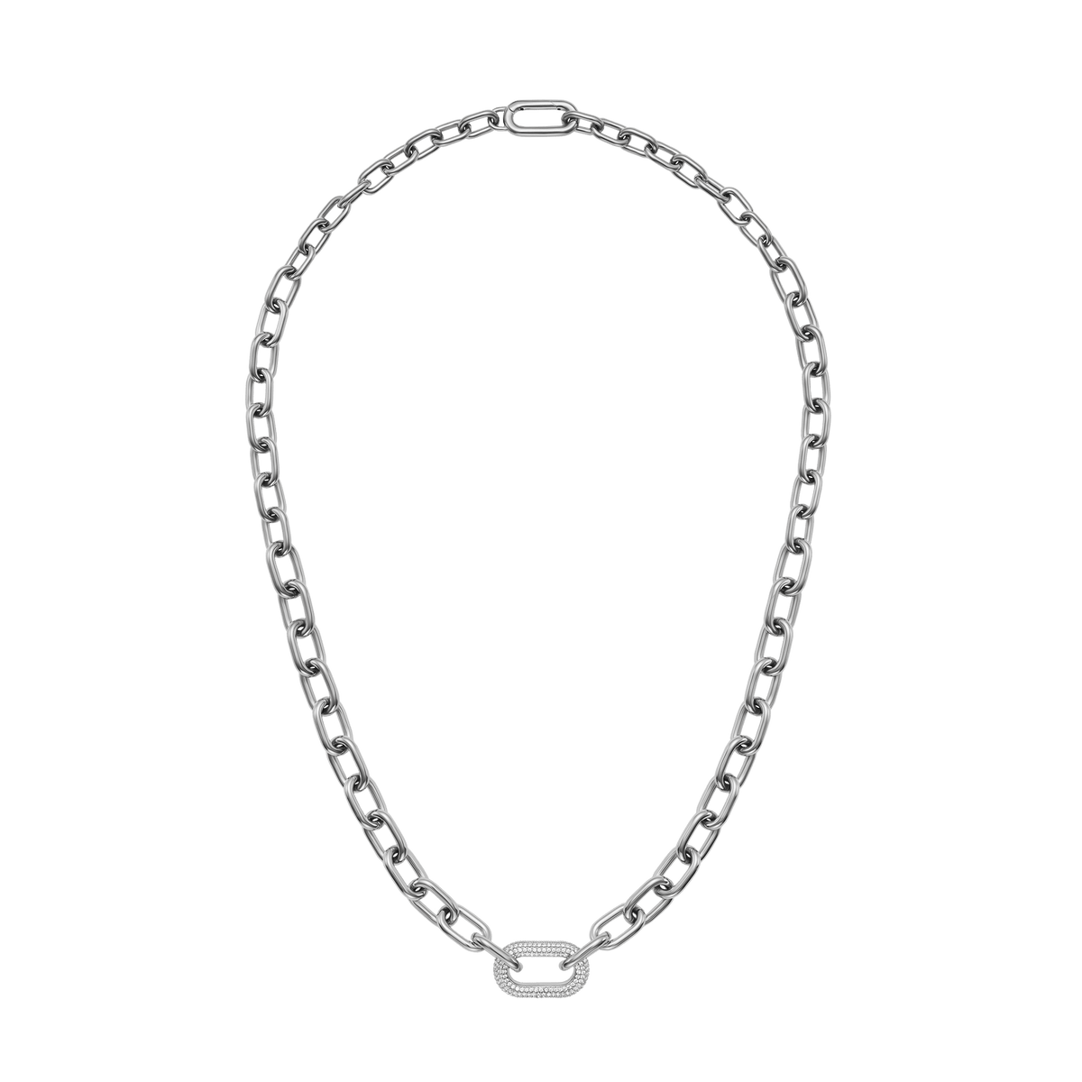 Crystal Link Necklace Silver | DW Crystal Link Necklace Silver | DW