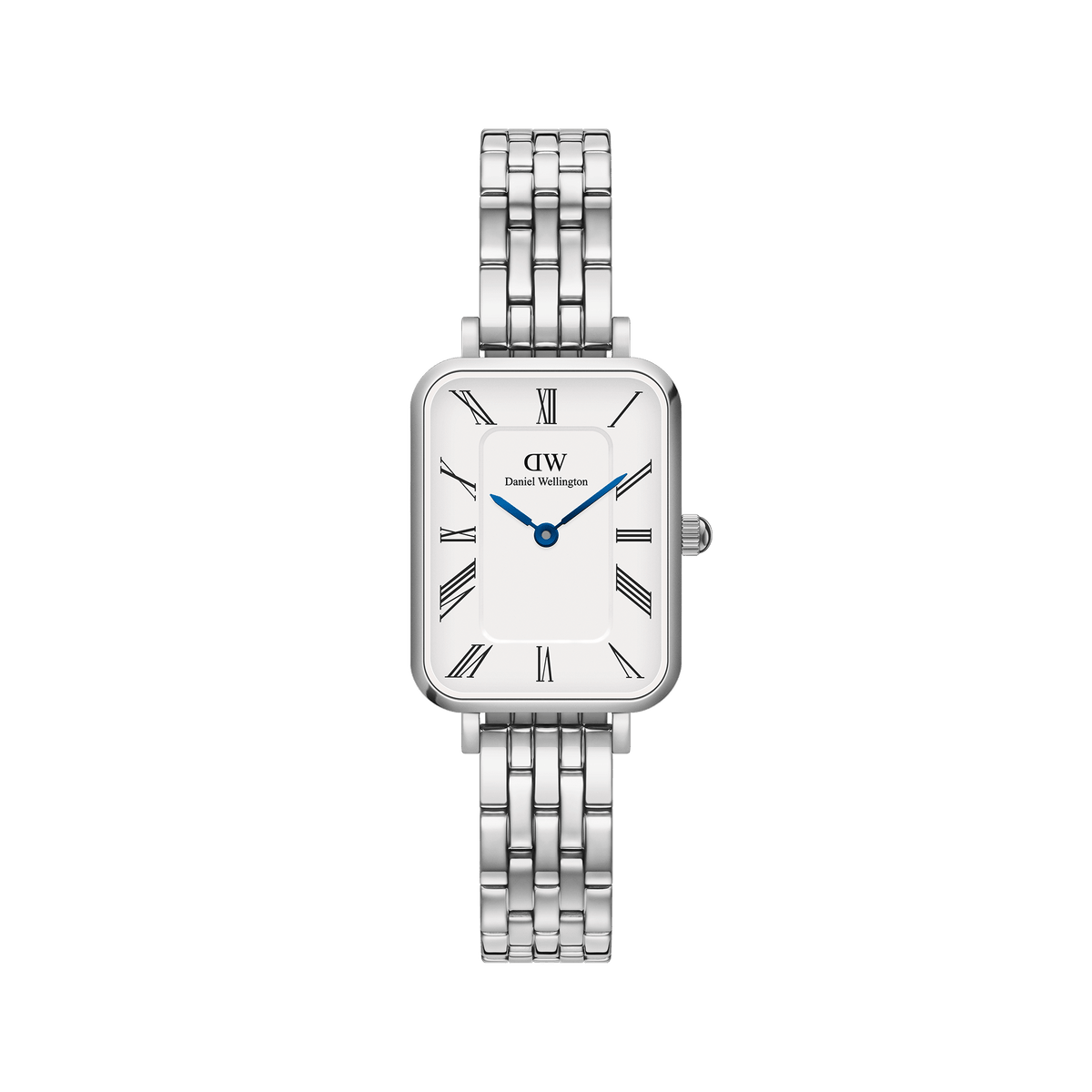 Quadro Roman Numerals 5-Link Silver Quadro Roman Numerals 5-Link Silver