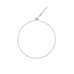 ダニエルウェリントンのCharms Chain Bracelet S925スターリングシルバー。繊細なオーバルチェーンとスライド式留め具を採用した、シンプルながら上品なデザインのブレスレットです。