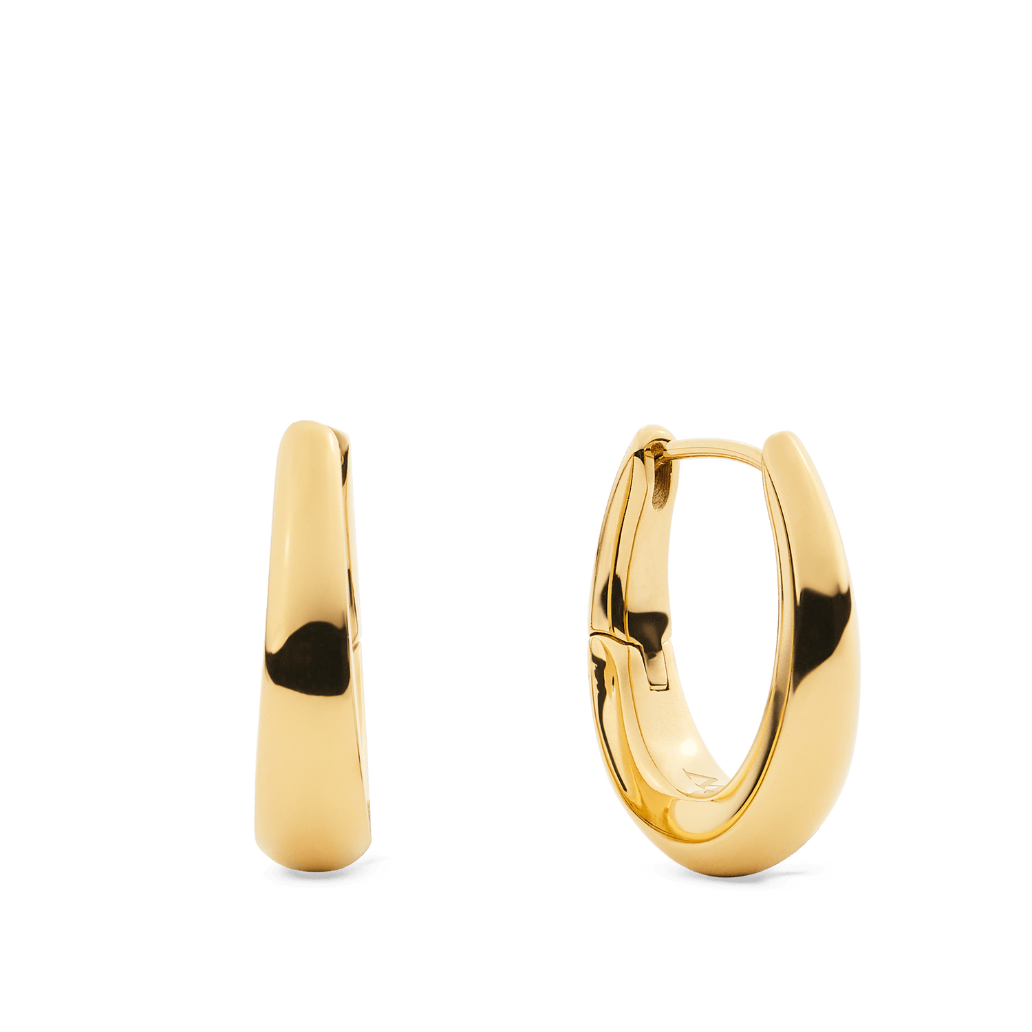 Flow Earring 20mm Gold
