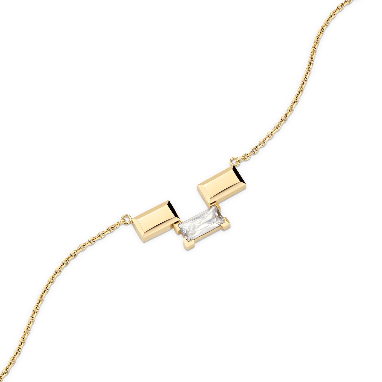 Bric Bracelet Crystal Gold