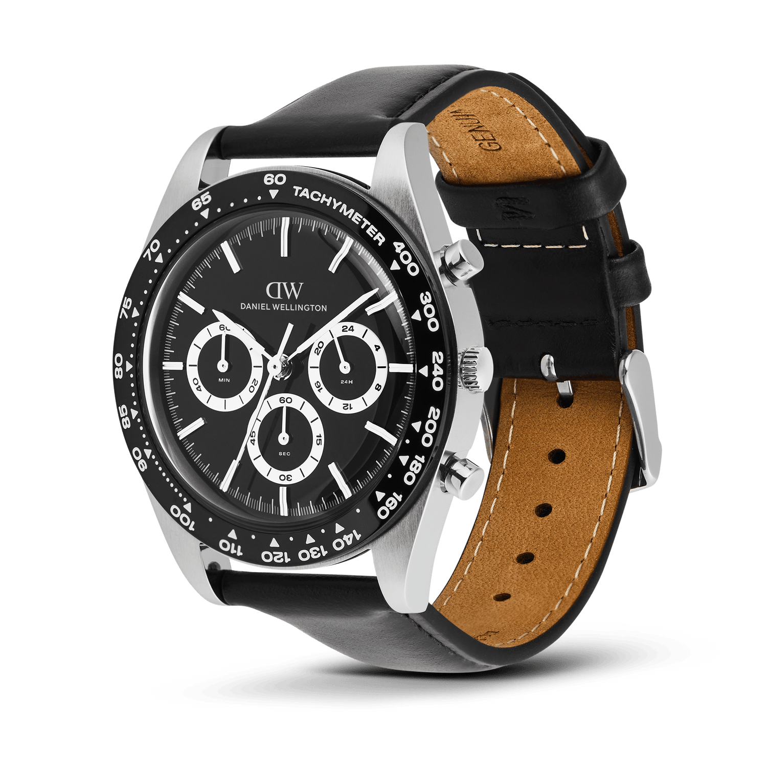 Iconic Tachymeter Sheffield Black Silver