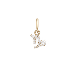 ダニエルウェリントンのZodiac Watch Charm Goldは、山羊座のシンボルをキュービックジルコニアであしらったデザインです。ゴールドPVDメッキのバチカン部分から星座モチーフが揺れる、繊細で上品なチャームです。