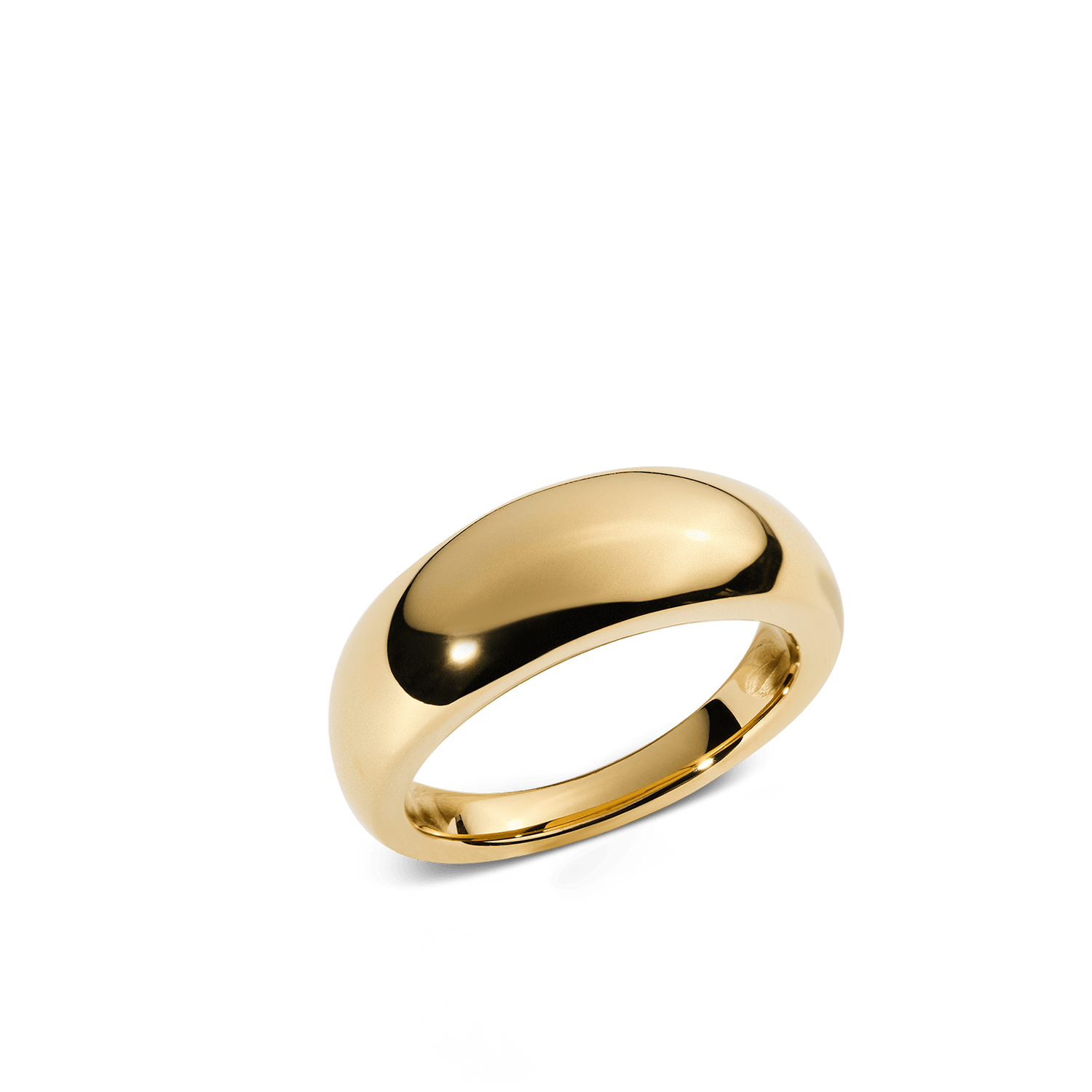 Flow Ring 8mm Gold