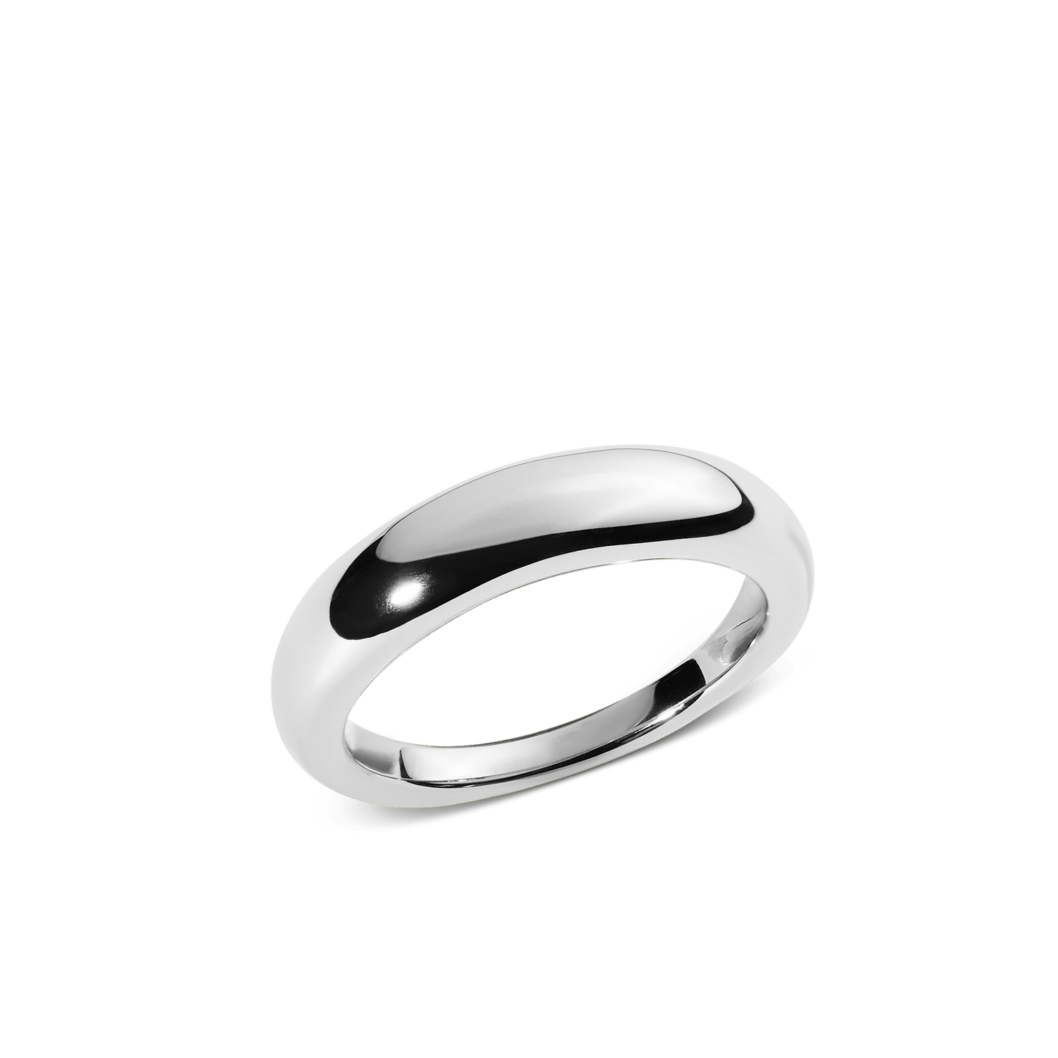 Flow Ring 5mm Silver