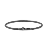 Daniel WellingtonのTide Mesh Bracelet Graphite 2.8は、緻密に編み込まれたグラファイトカラーのメッシュチェーンとロブスタークラスプのディテールが特徴のブレスレットです。