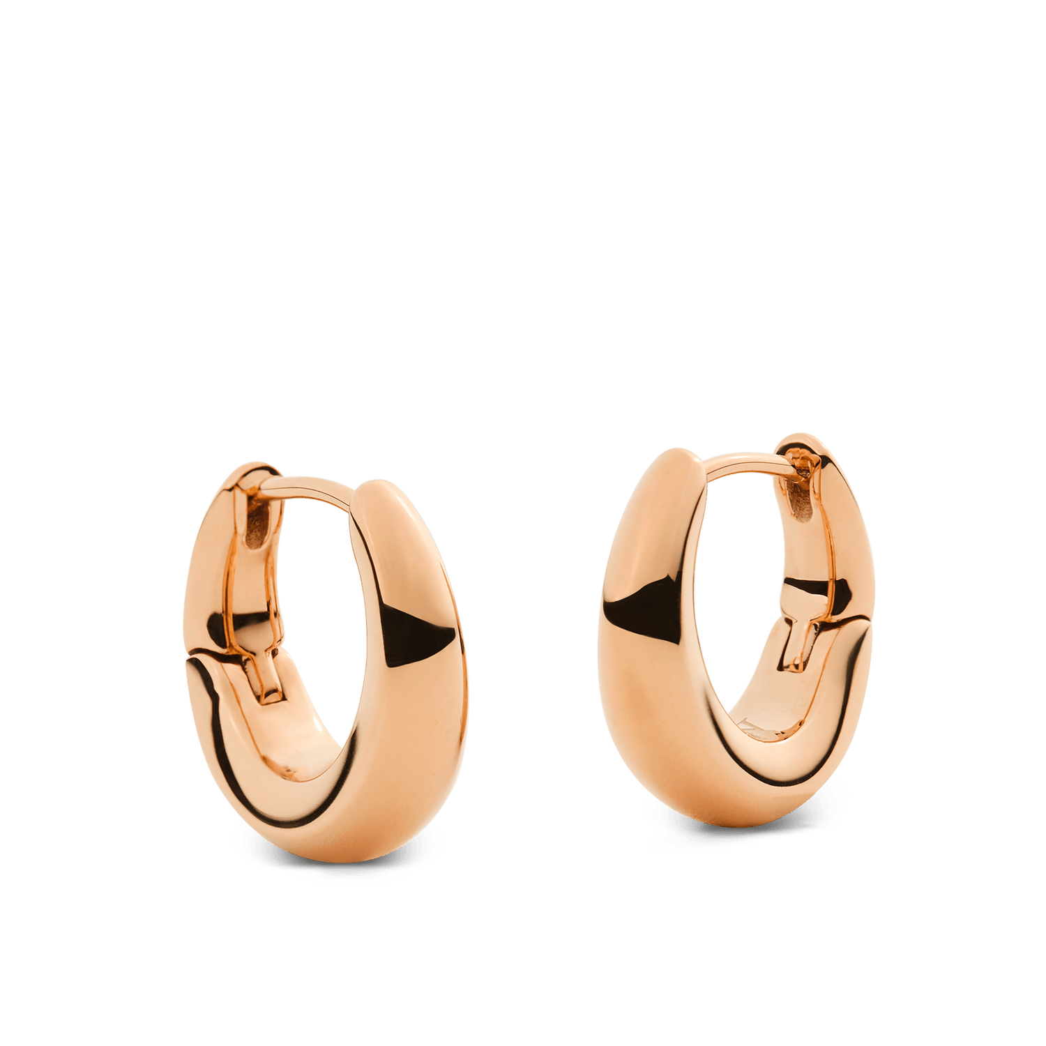 Flow Earring 15mm Rose Gold