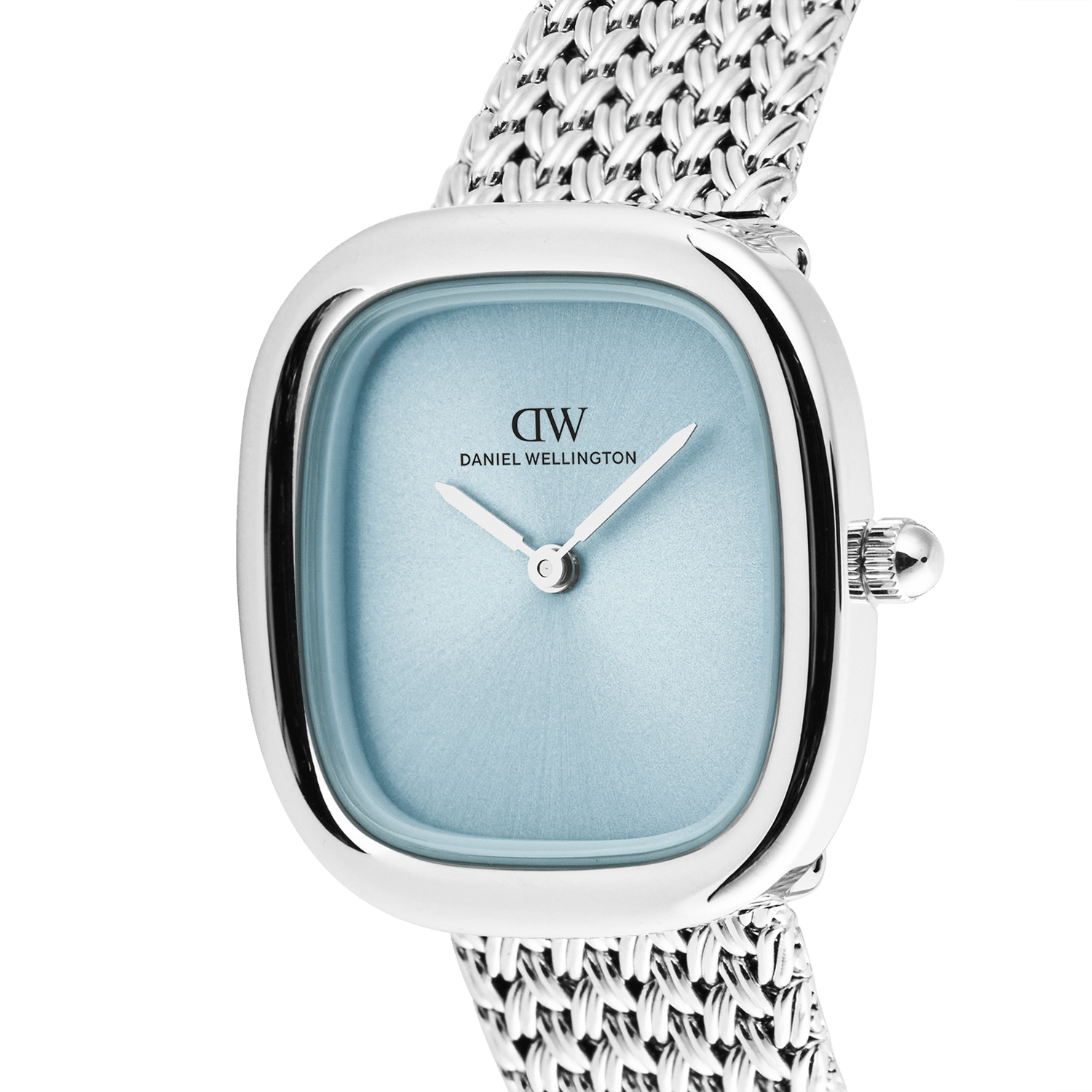 Margot Braided Mesh Ice Blue Silver