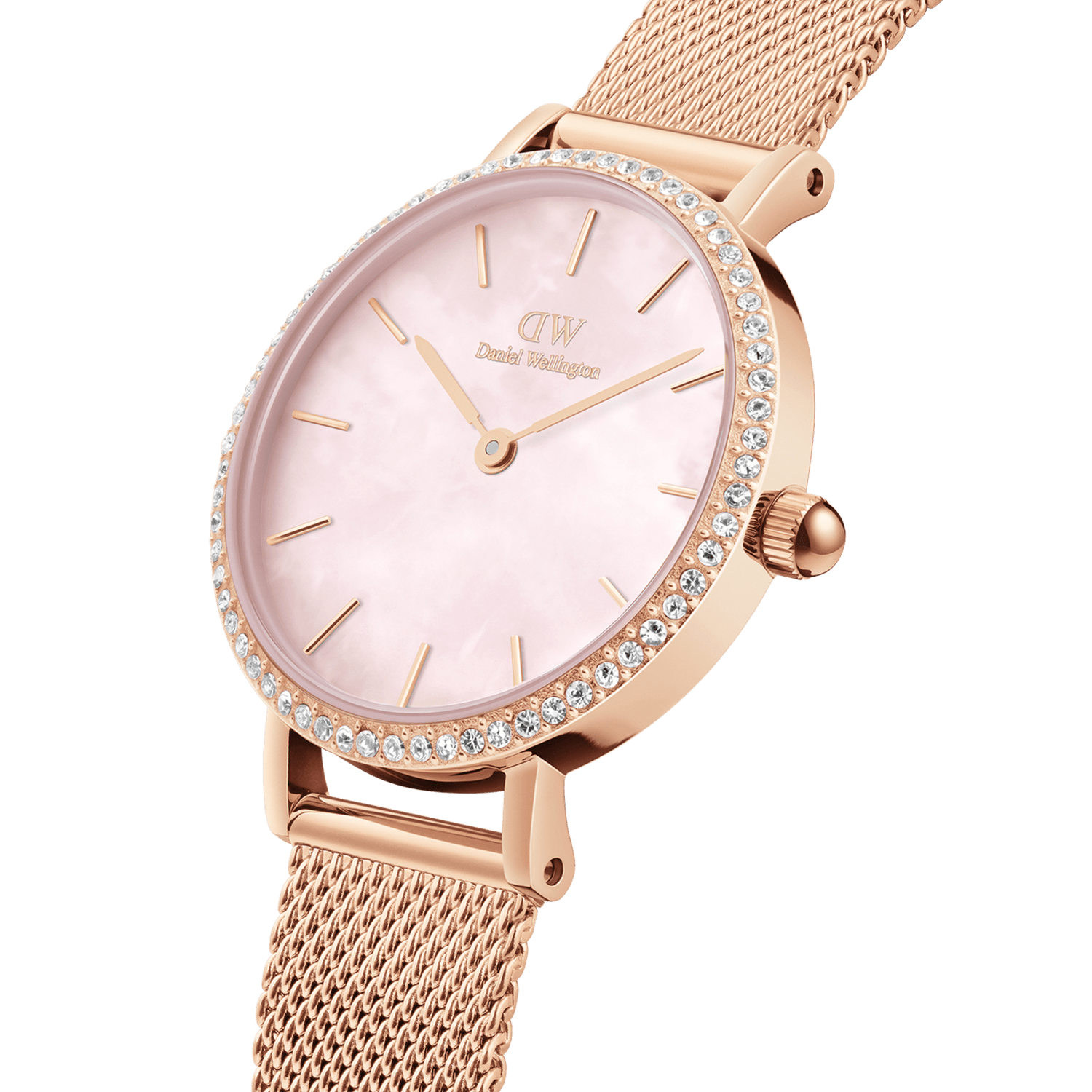 Petite Lumine Bezel Melrose Pink MOP | DW Petite Lumine Bezel Melrose Pink MOP | DW