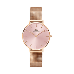 ダニエルウェリントン　Petite Melrose Rose Gold Petite Melrose - Women's mesh strap watch in Rose Gold | DW