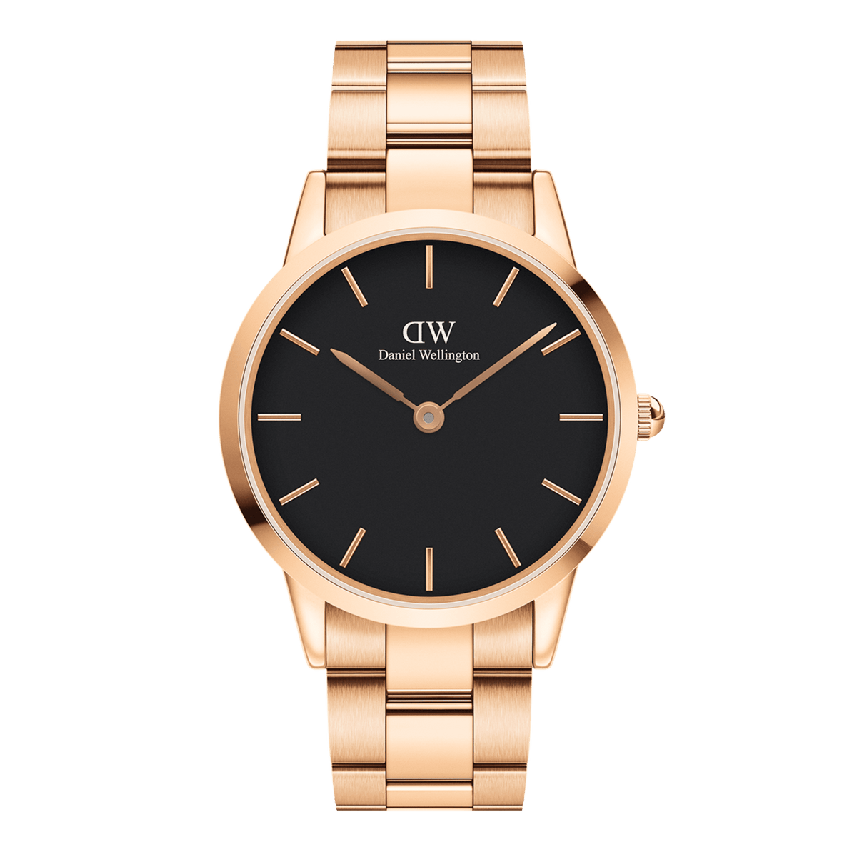 Iconic Link Black Rose Gold Iconic Link Black Rose Gold