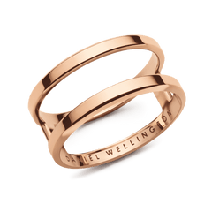 Elan Dual Ring Rose Gold