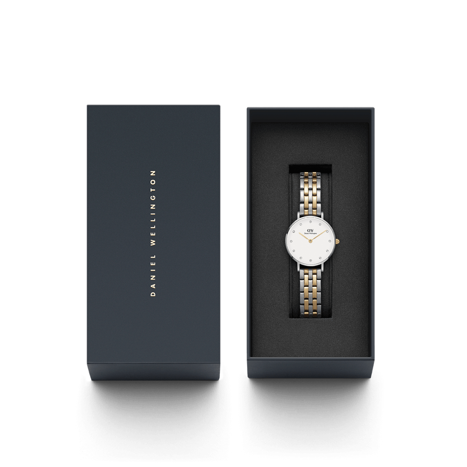 Petite Lumine 5-link two-tone Silver | DW Petite Lumine 5-link two-tone Silver | DW