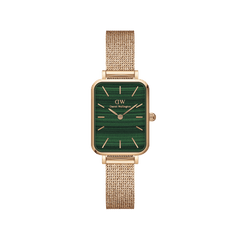 【稼動品】ダニエルウェリントン QUADRO MELROSE Quadro Pressed Melrose Green Rose Gold