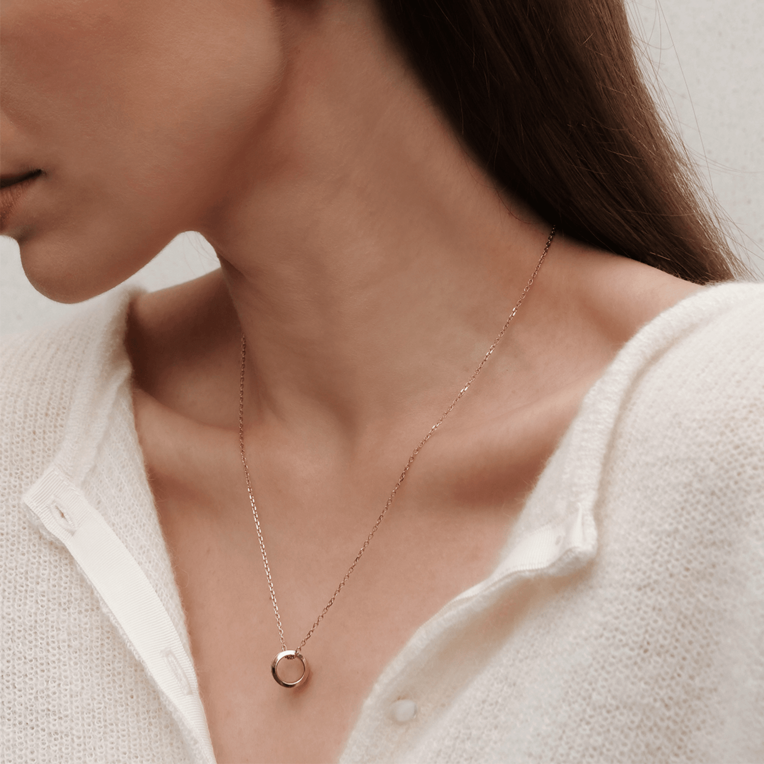 Jewellery - Elan Necklace in rose gold one size | DW