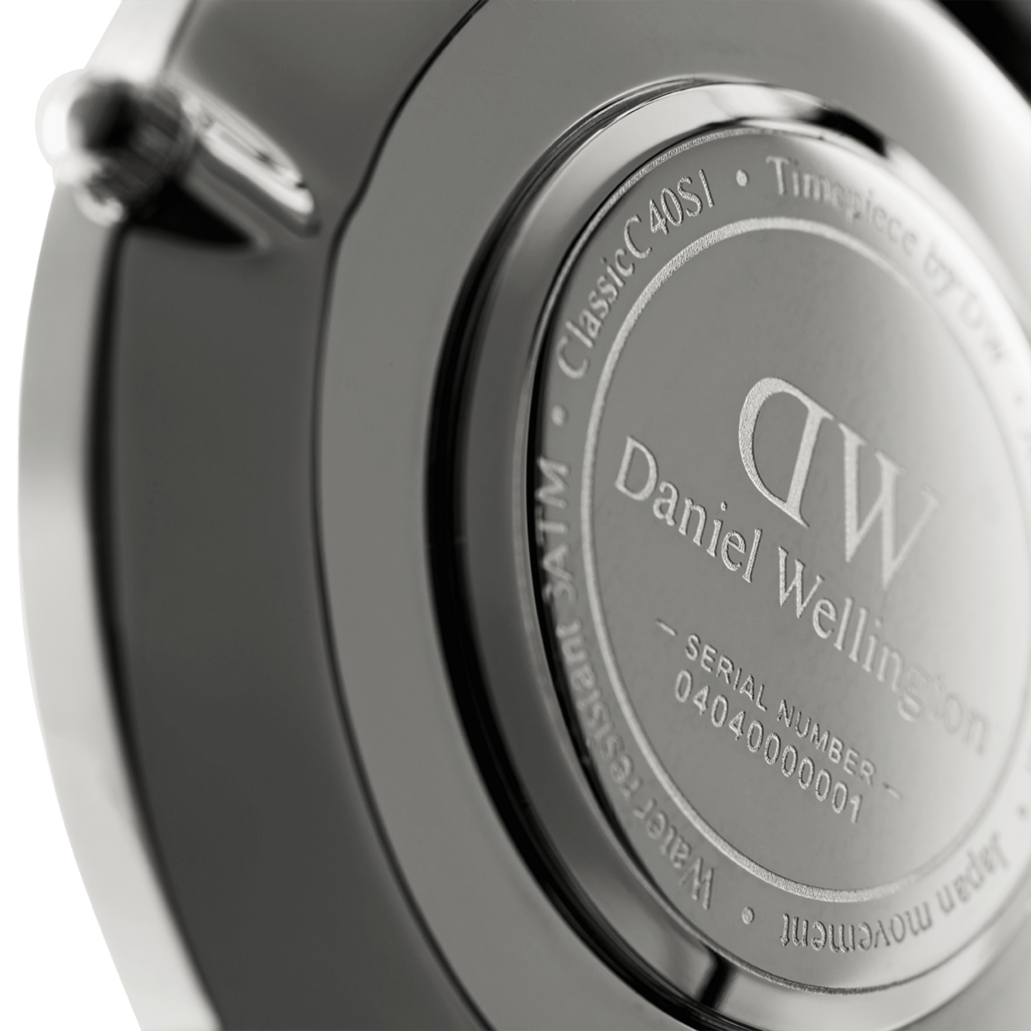 Sheffield - Men's watch in silver white 40mm | DW