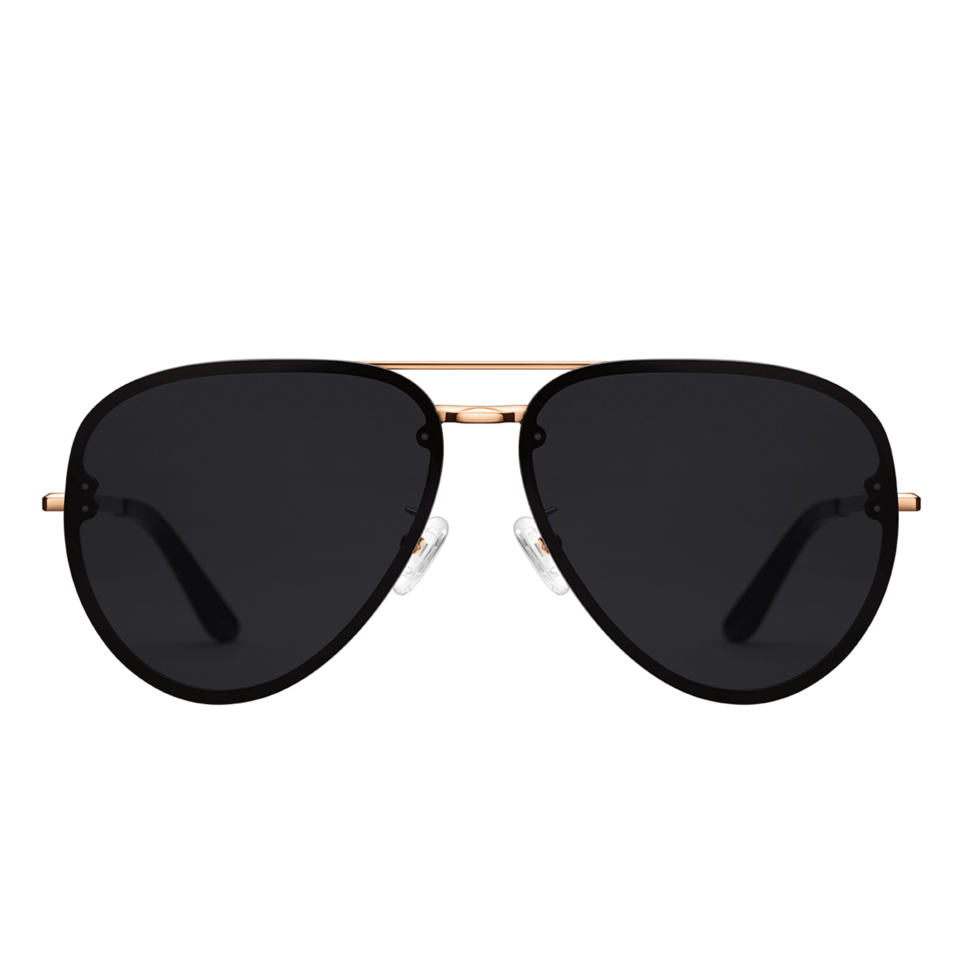正規 ジミーチュウ アビエーター ティアドロップサングラス 黒系×メタルゴールド Avion Steel Rose Gold
