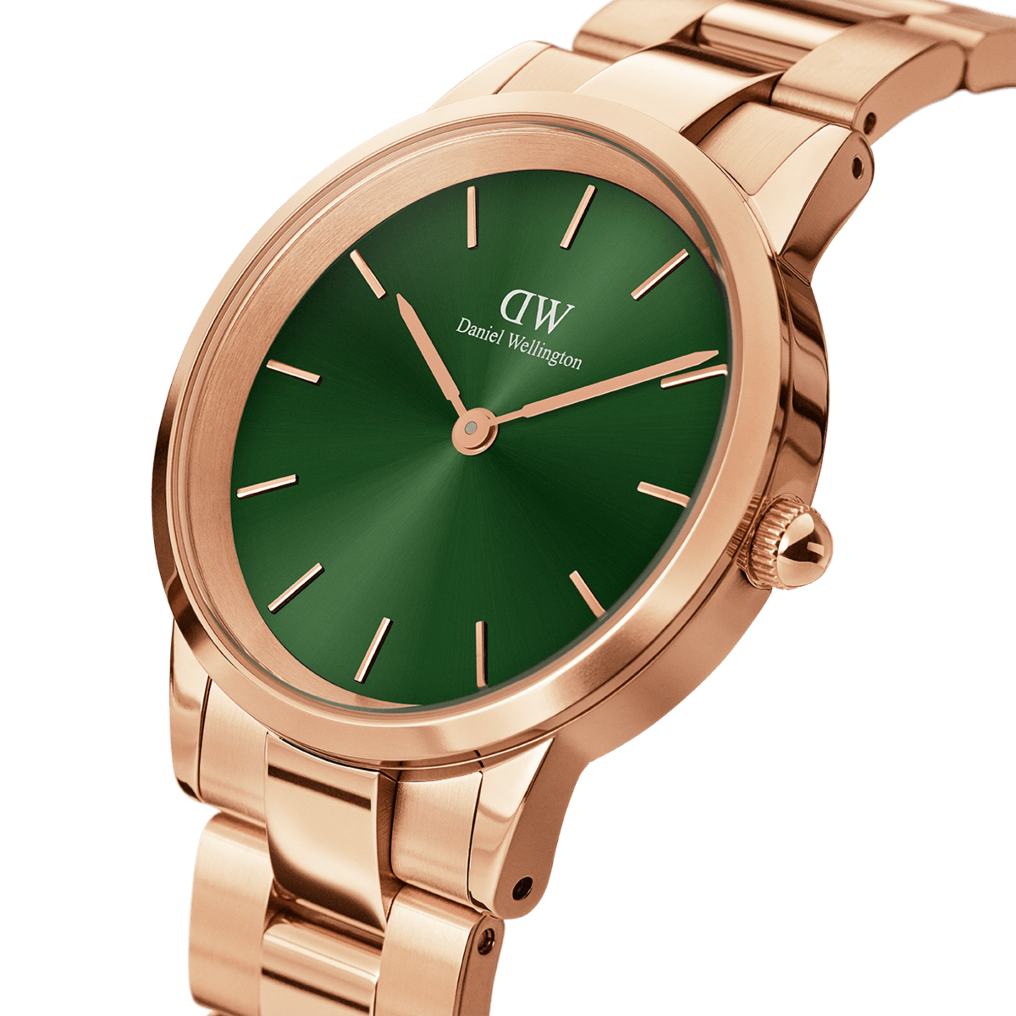 腕時計 Iconic LINK Emerald 32mm ローズゴールド