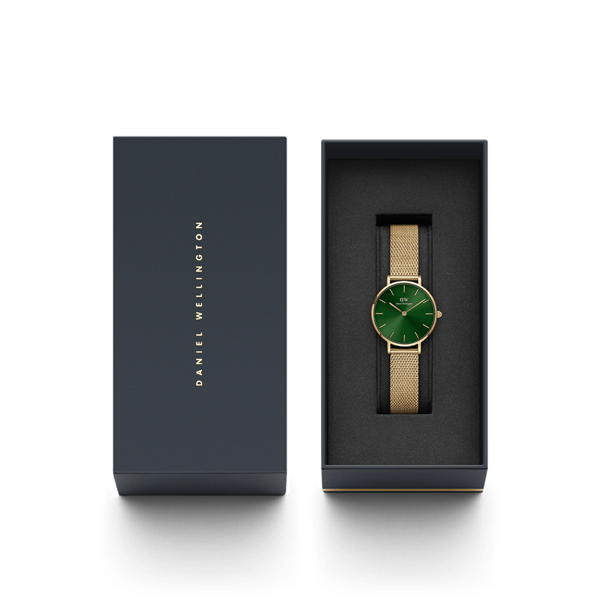 美品 ダニエル ウェリントンPETITE EMERALD ブレスレットセット 公式 