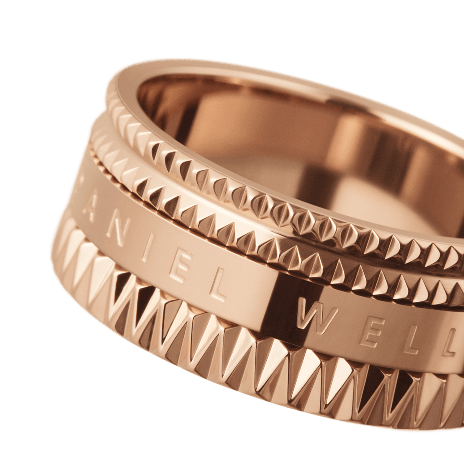 Jewellery - Rose gold ring for women - Size 48 | DW Jewellery - Rose gold ring for women - Size 48 | DW