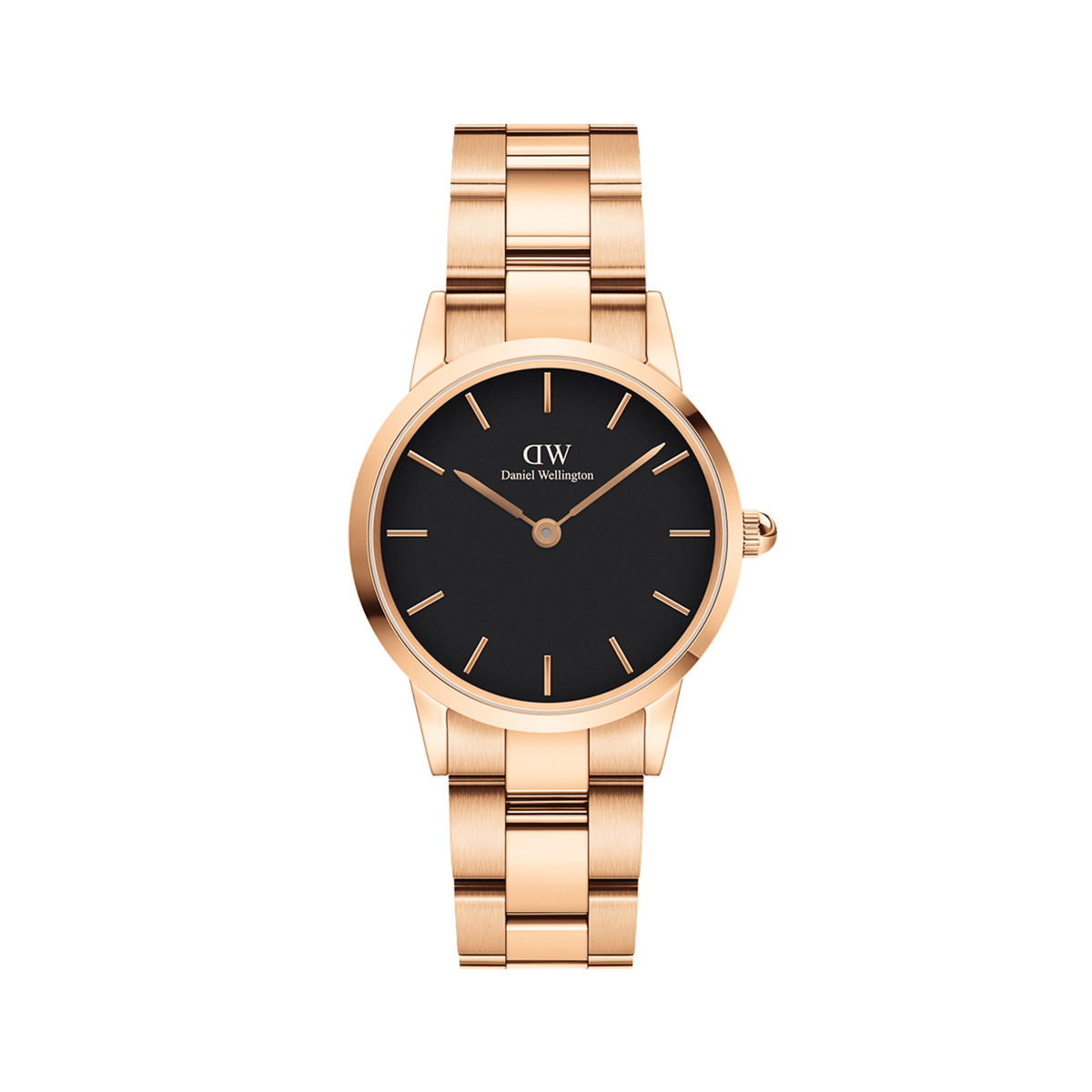 Iconic Link Black Rose Gold Iconic Link Black Rose Gold