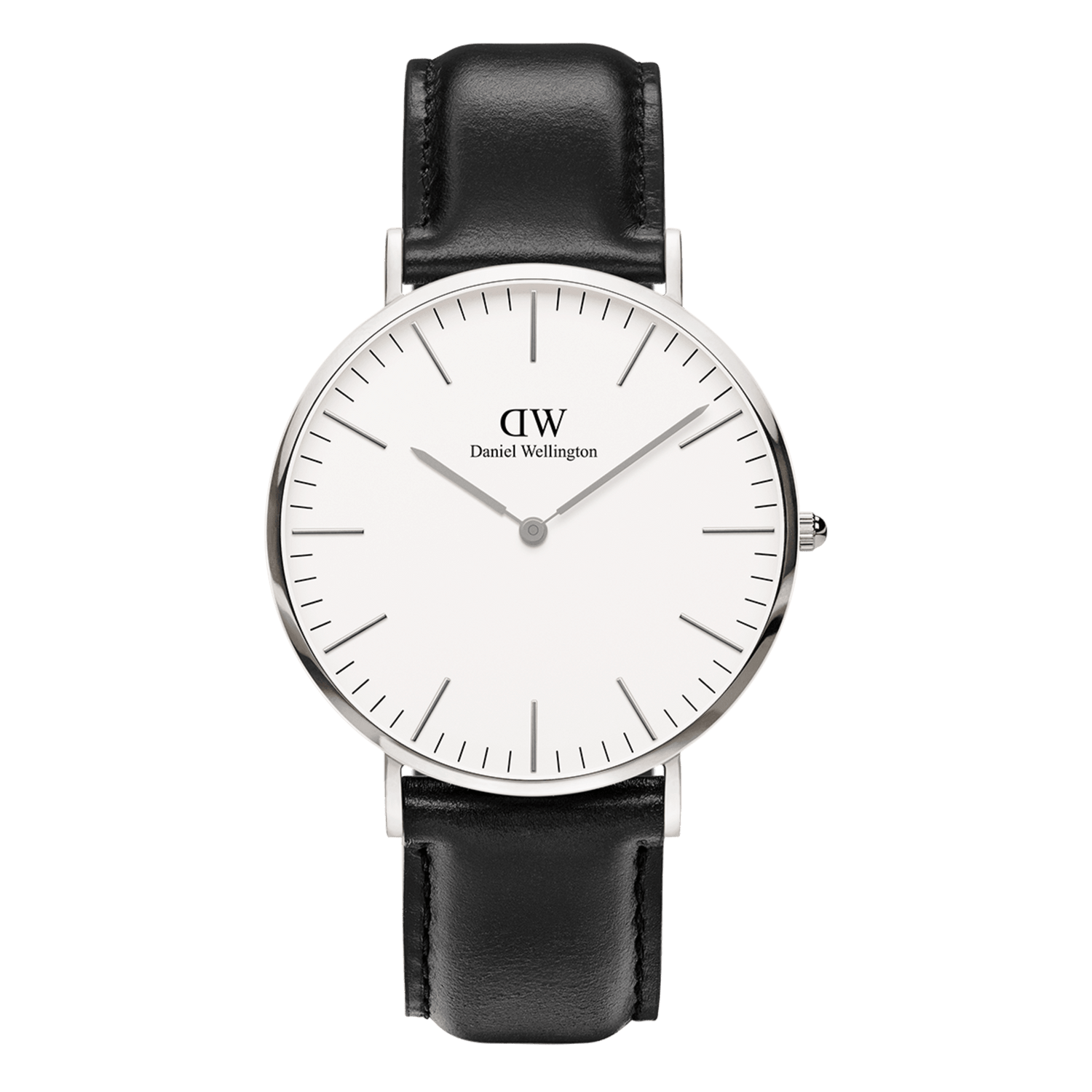 Sheffield - Men's watch in silver white 40mm | DW