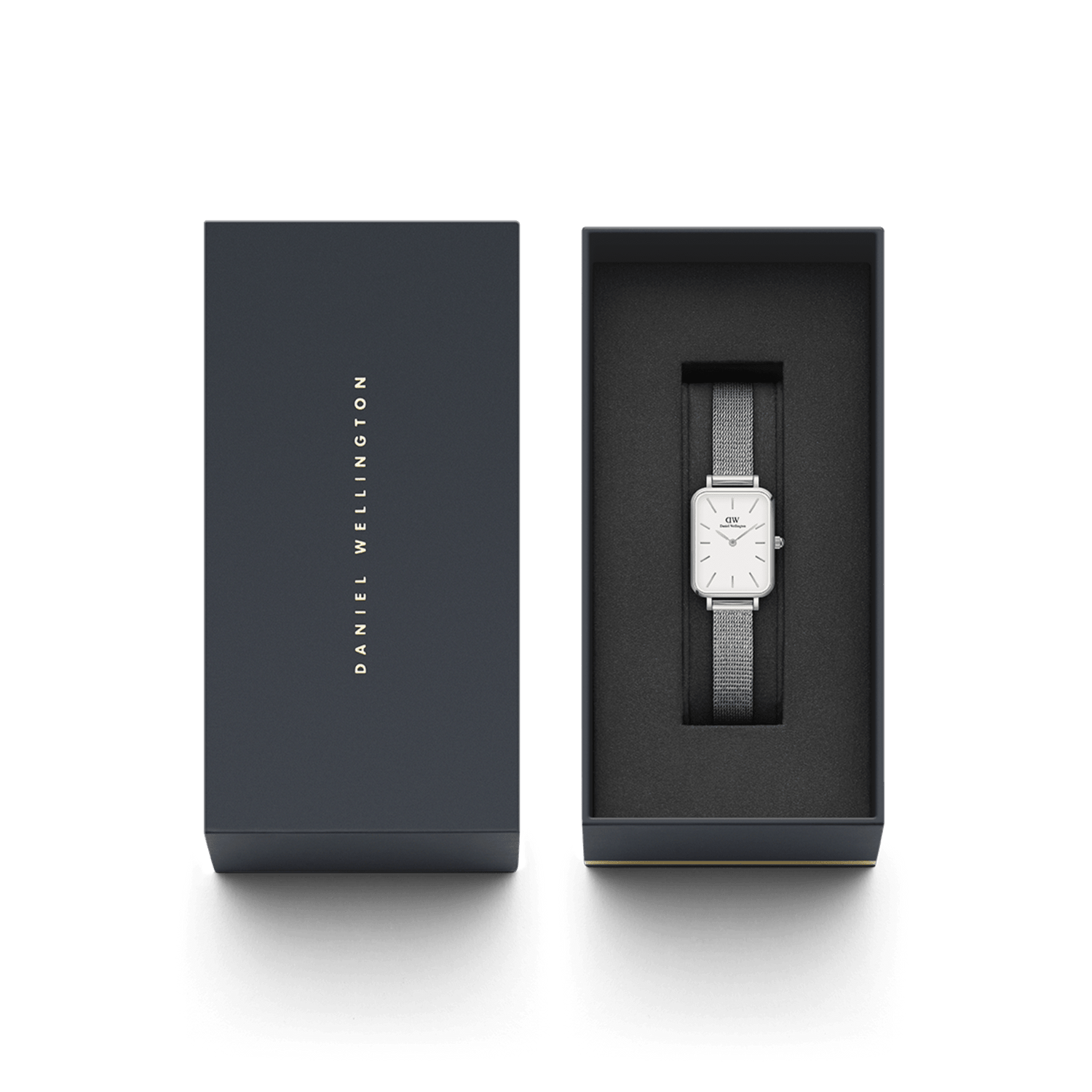 Quadro - Women's square watch in silver | DW Quadro - Women's square watch in silver | DW