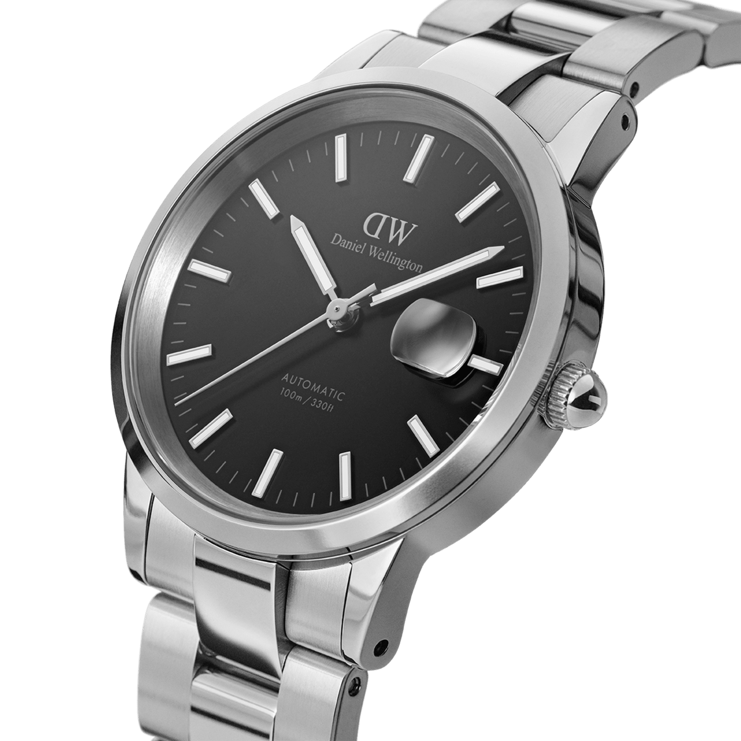 Iconic Link Automatic - Black Automatic Watch | DW Iconic Link Automatic - Black Automatic Watch | DW