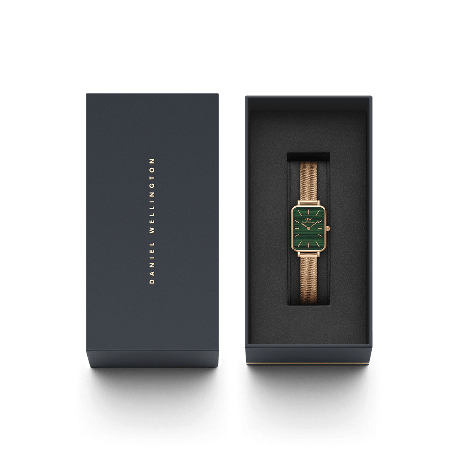 Quadro - Green square dial watch for women | DW – Daniel 